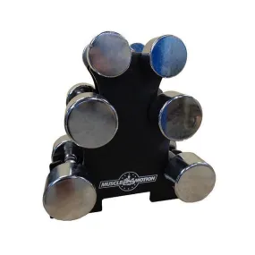 4kg, 5kg & 6kg Chrome Dumbbell Package   Rack (Package price)