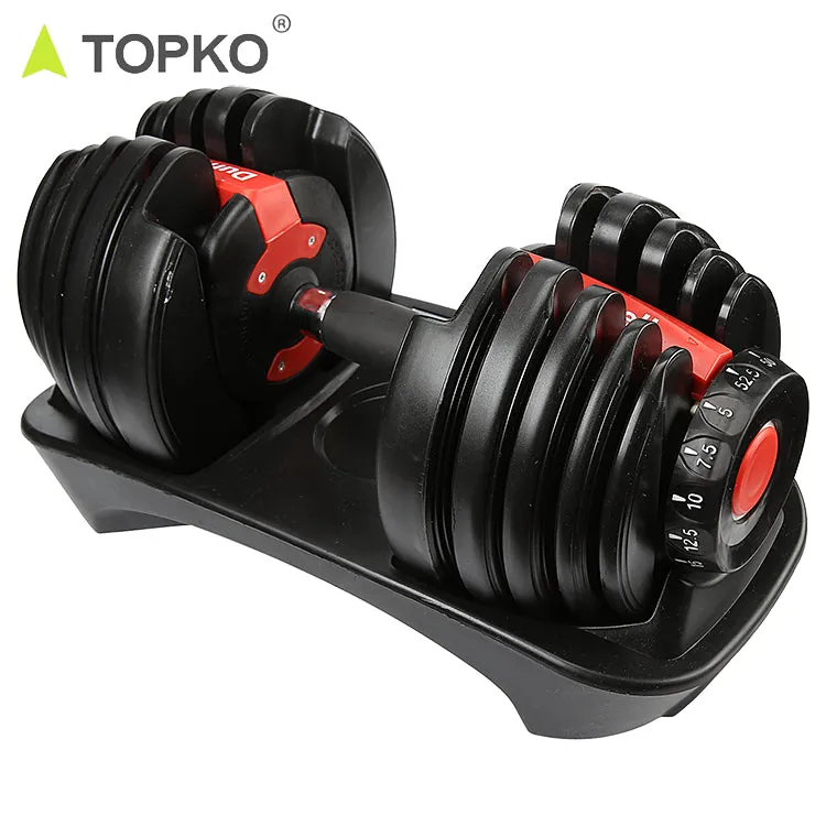 52.5LB Weights Gym Fitness Training Adjustable Dumbbell Set