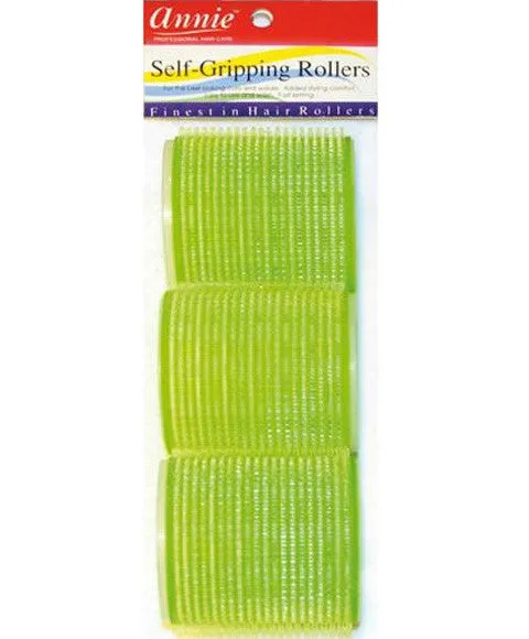 Annie Self-Gripping Rollers 2 1/4In 3Ct Green 1315