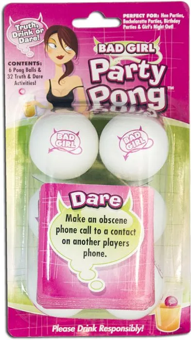 Bad Girl Beer Pong Game