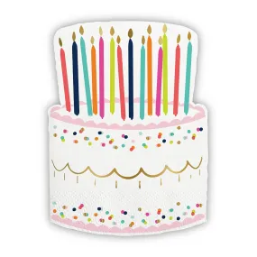 Birthday Cake Beverage Napkins