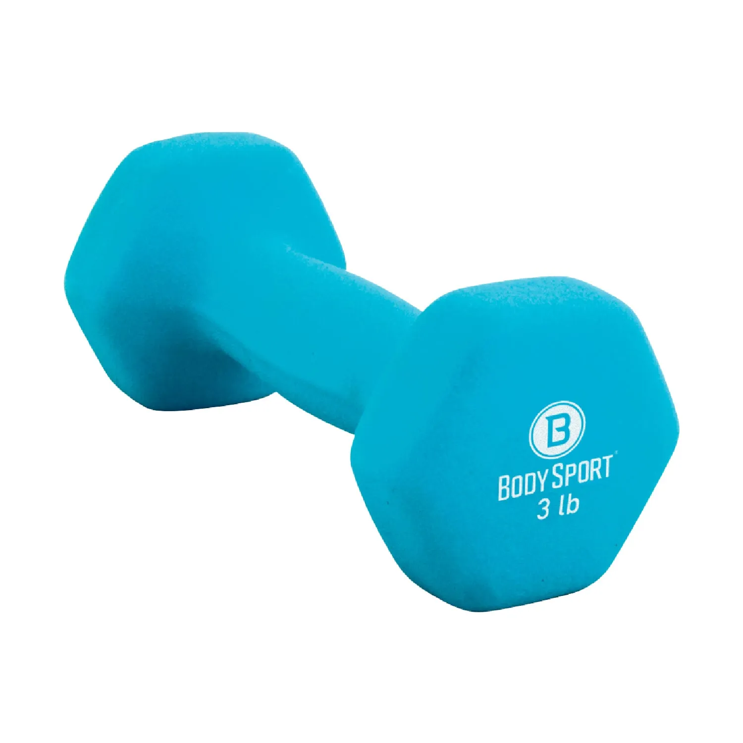 BodySport&reg; Neoprene Color Dumbbells