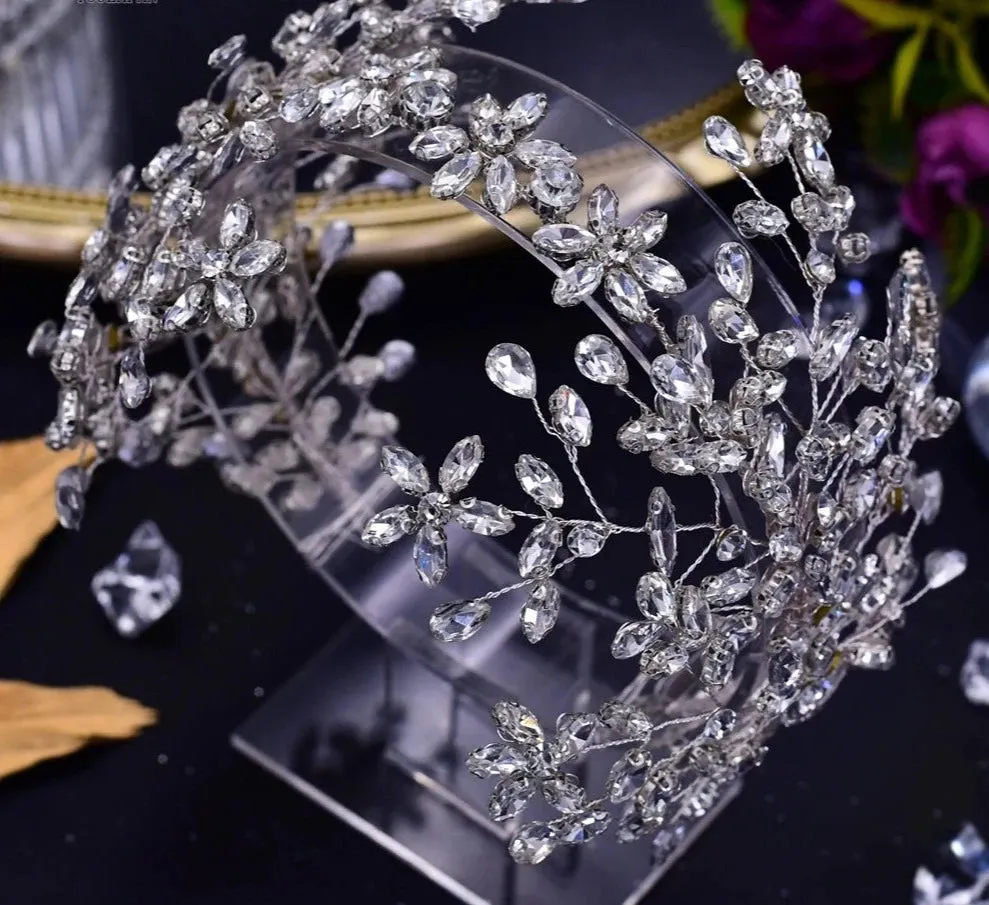 Bridal Tiara Crystal Rhinestone Hairbands Wedding Accessories Headbands