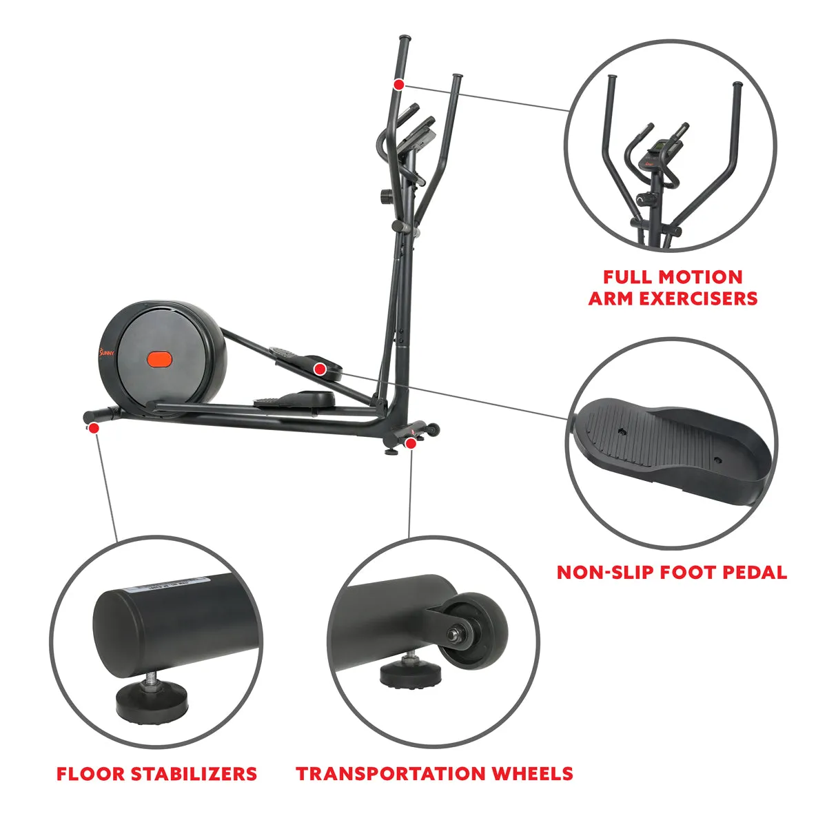 Carbon Pro Elliptical Machine Magnetic Resistance Trainer
