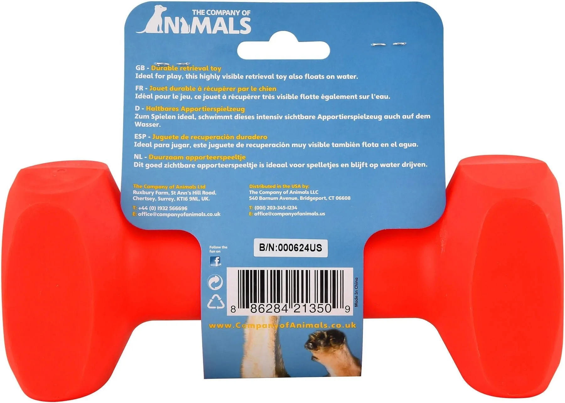 CLIX Training Dumbbells, Red
