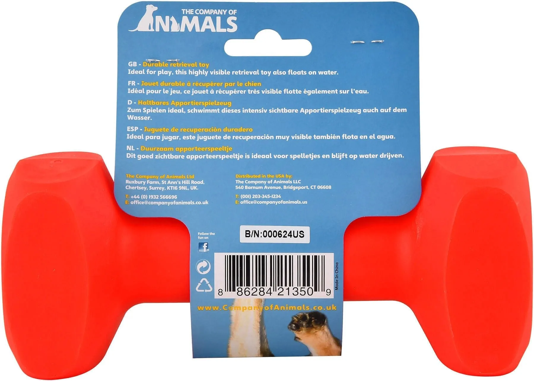 CLIX Training Dumbbells, Red