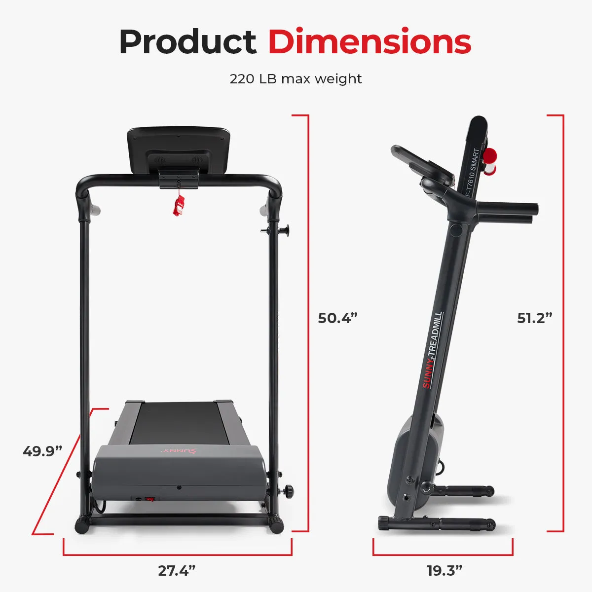 Compact Motorized Smart Treadmill with Easy Assembly & Folding