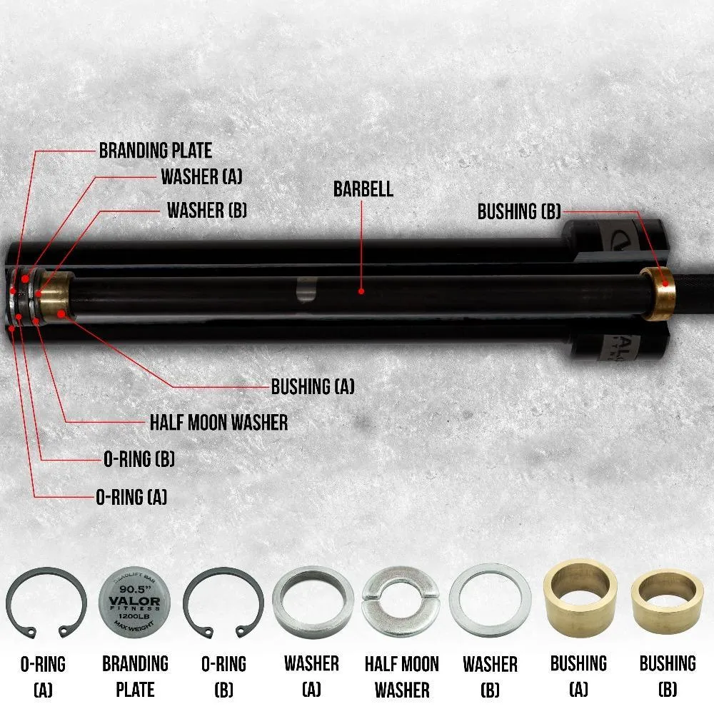 Deadlift Barbell 90.5" 27mm