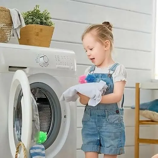 Eco-Friendly Reusable Washing Balls (solid colors, 12 pcs)