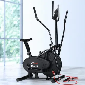 Everfit Exercise Bike 5 in 1 Elliptical Cross Trainer Home Gym Indoor Cardio