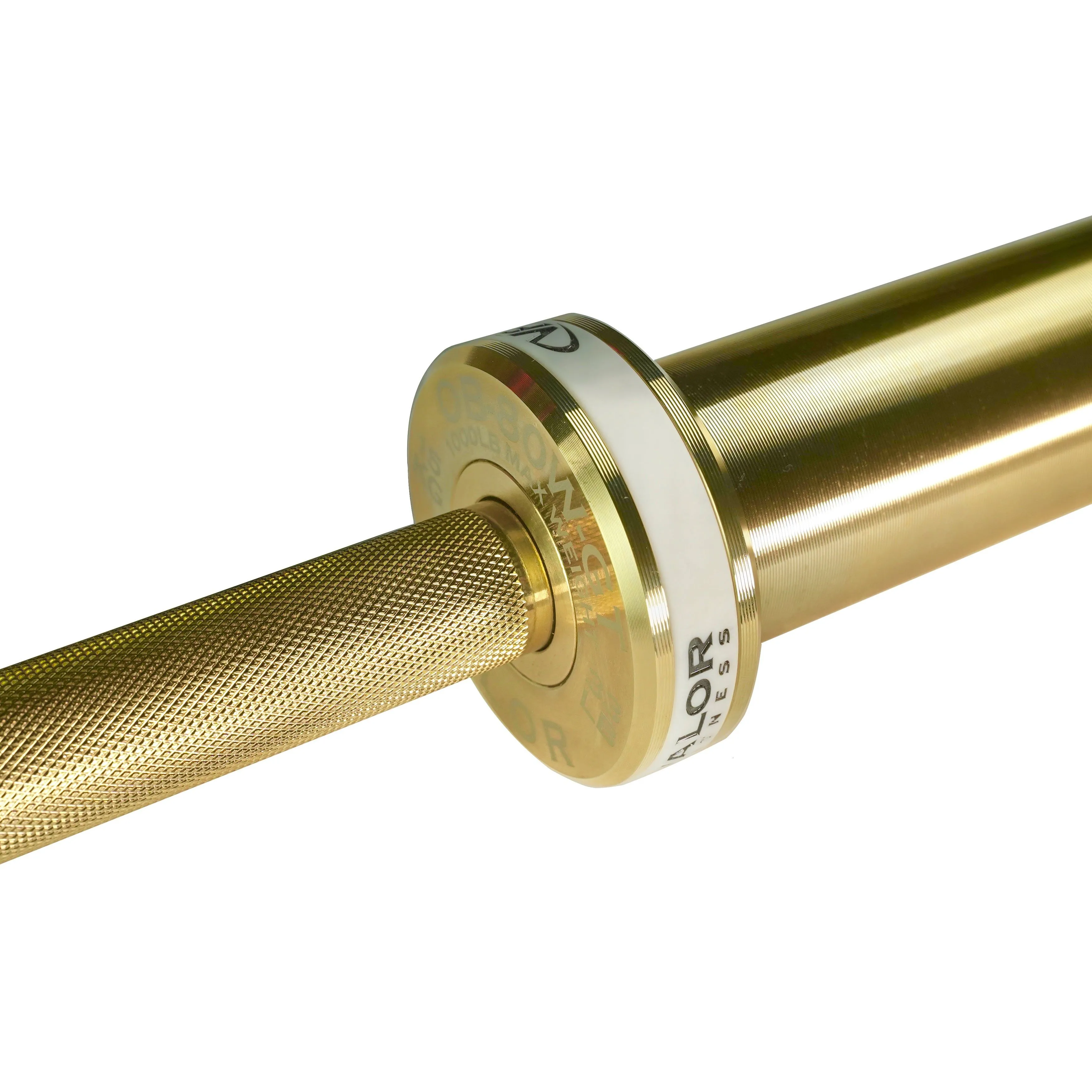 Gold Coated Needle Bearing Barbell 80" 25mm