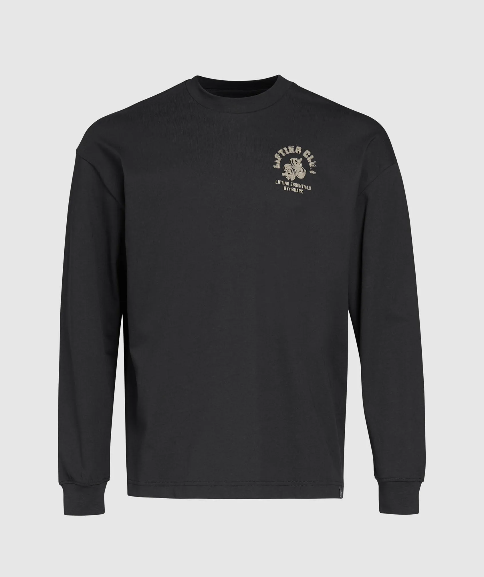 Gymshark Dumbbells Long Sleeve T-Shirt - Black
