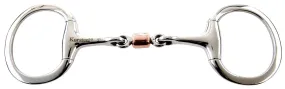 Korsteel Copper Roller Mouth Eggbutt Snaffle Bit