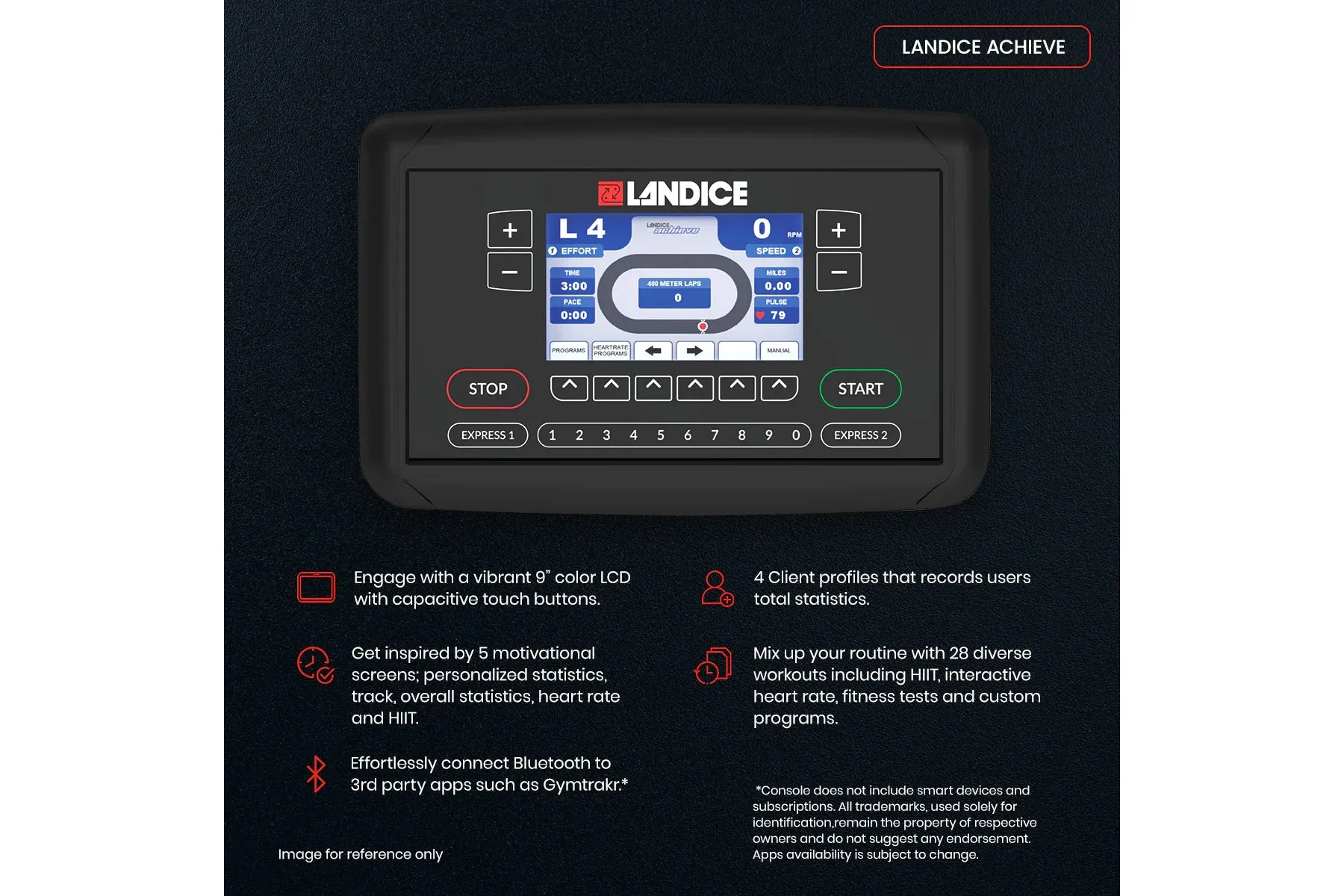 Landice E7 Elliptical (🎉NEW YEAR'S SALE)