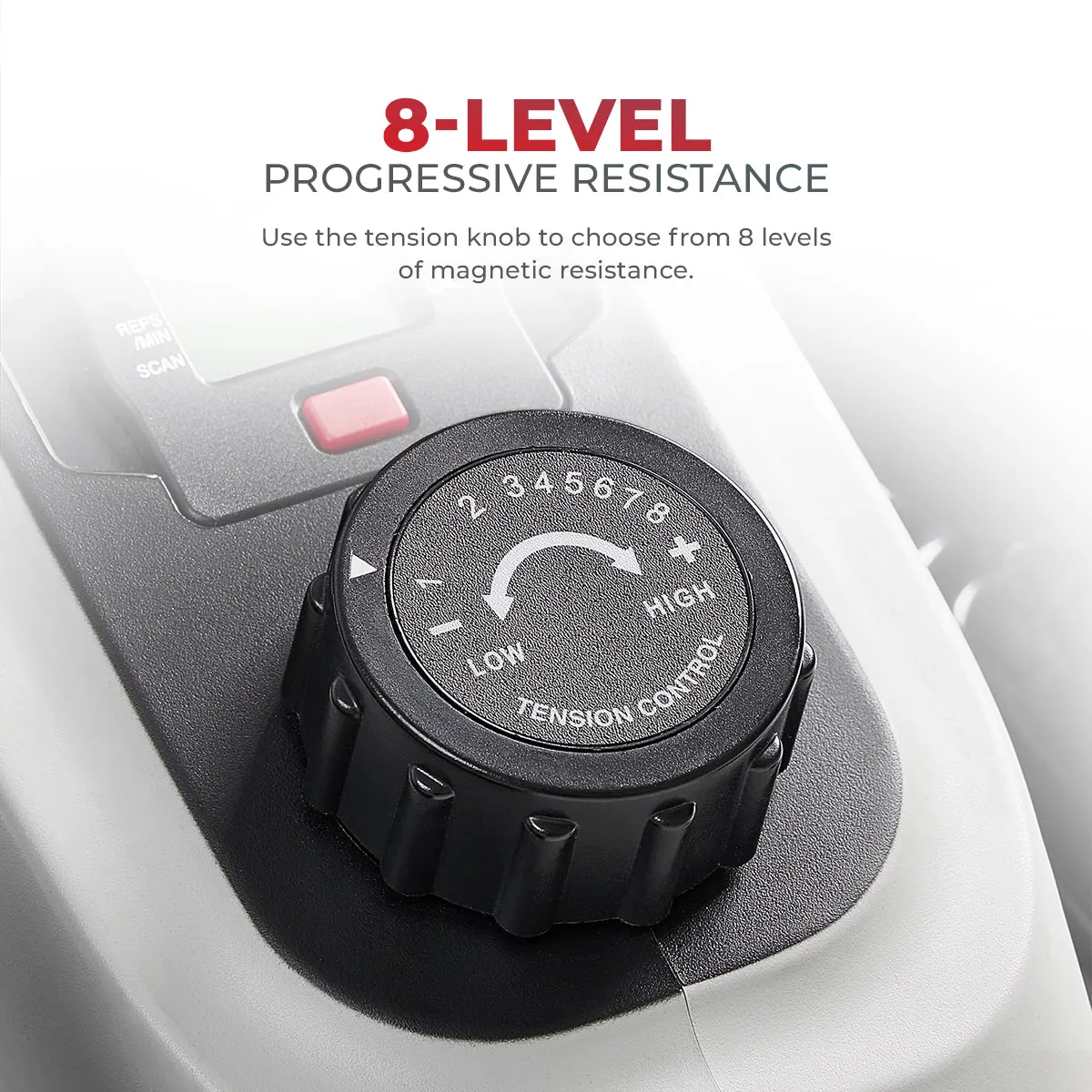 Magnetic Under Desk Elliptical Peddler Exerciser