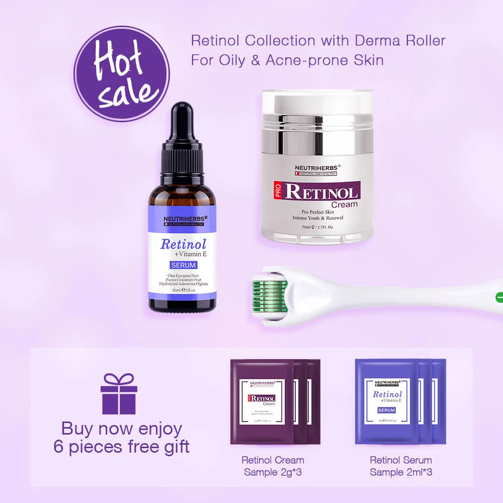 Neutriherbs® Retinol   Derma Roller for Oily & Acne-prone Skin