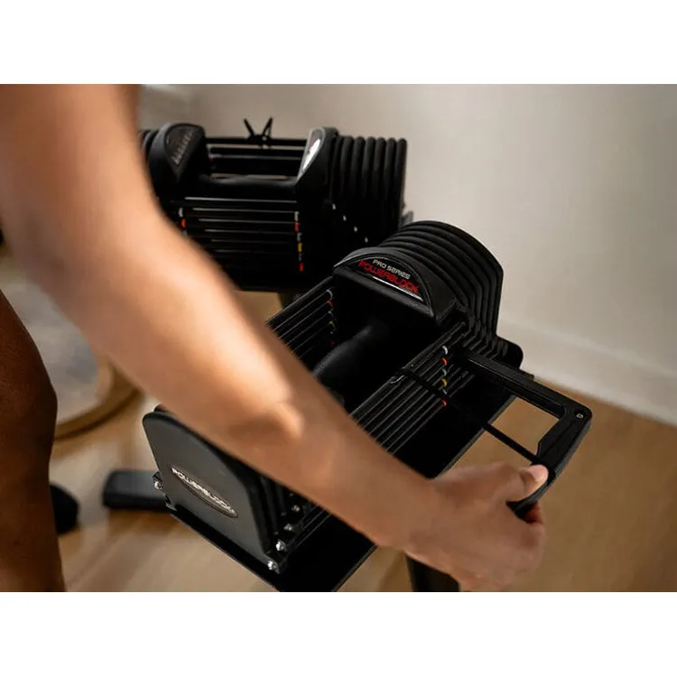 PowerBlock Commercial Pro 32 Adjustable Dumbbell Set
