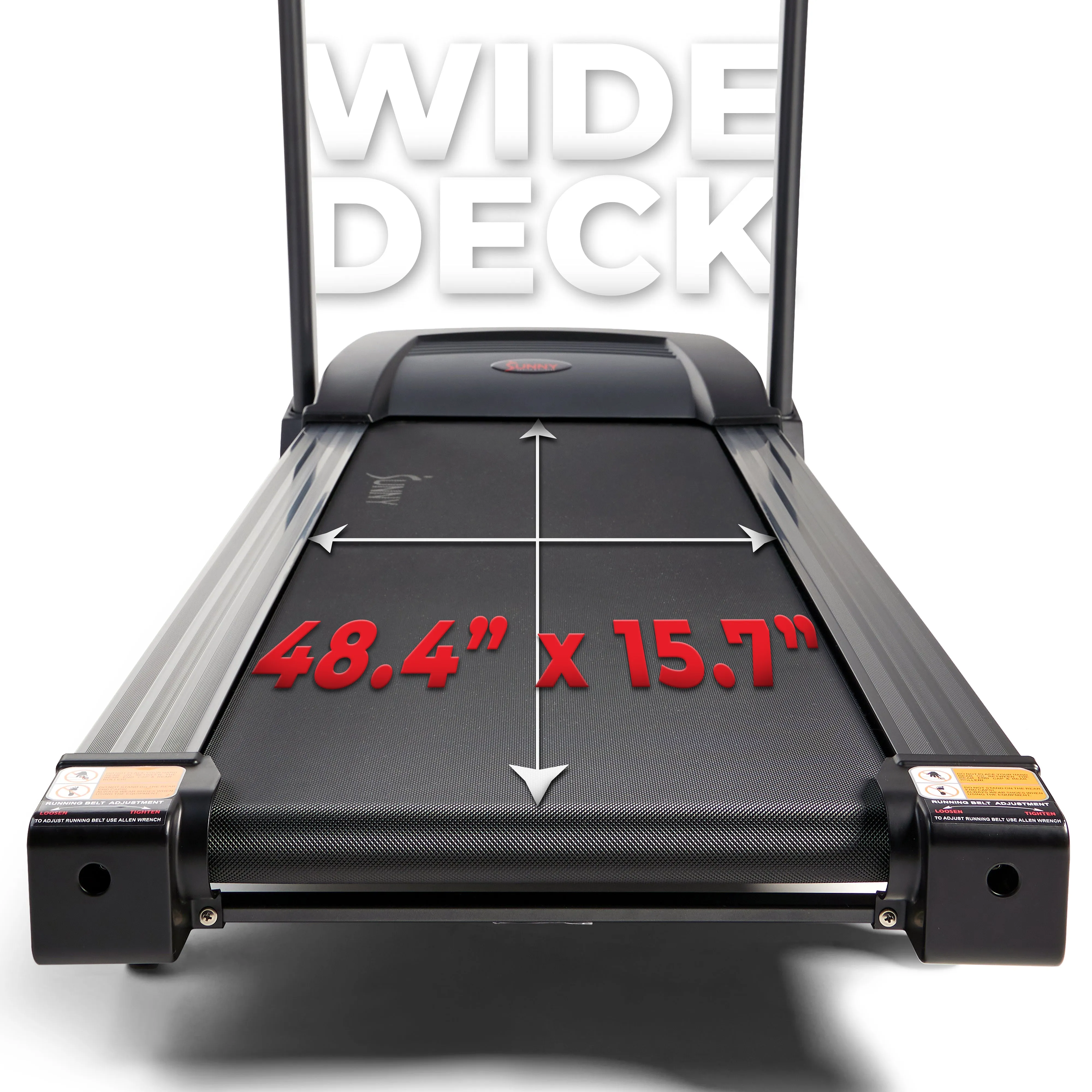 Premium Folding Auto-Incline Smart Treadmill with Exclusive SunnyFit® App Enhanced Bluetooth Connectivity