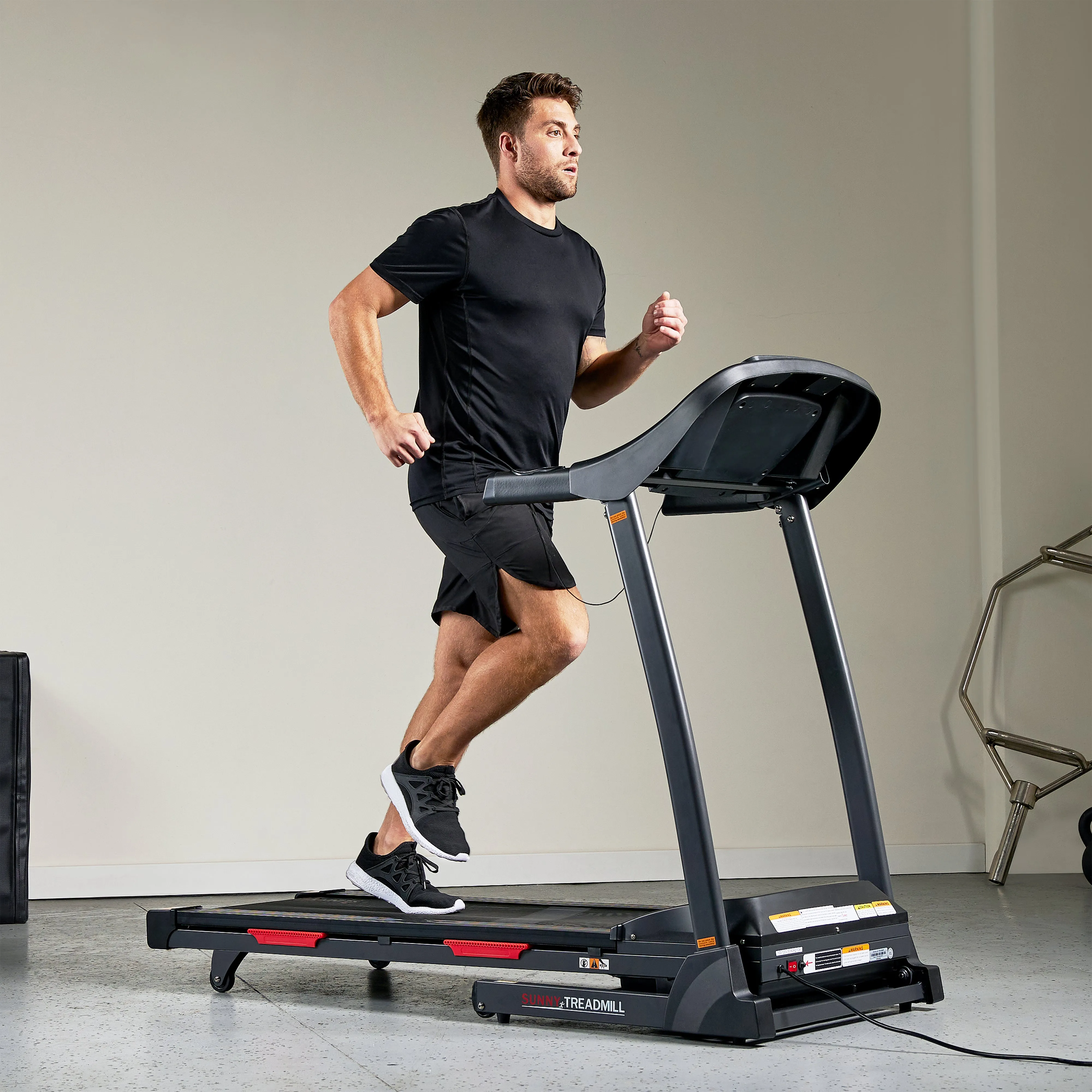 Premium Folding Auto-Incline Smart Treadmill with Exclusive SunnyFit® App Enhanced Bluetooth Connectivity
