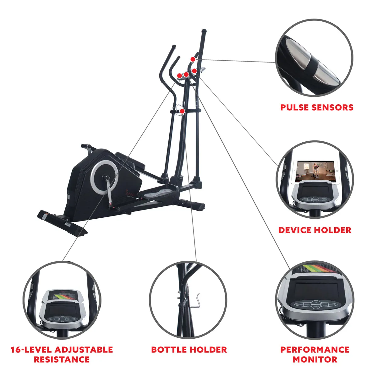 Programmable Elliptical Magnetic Cardio Power Trainer