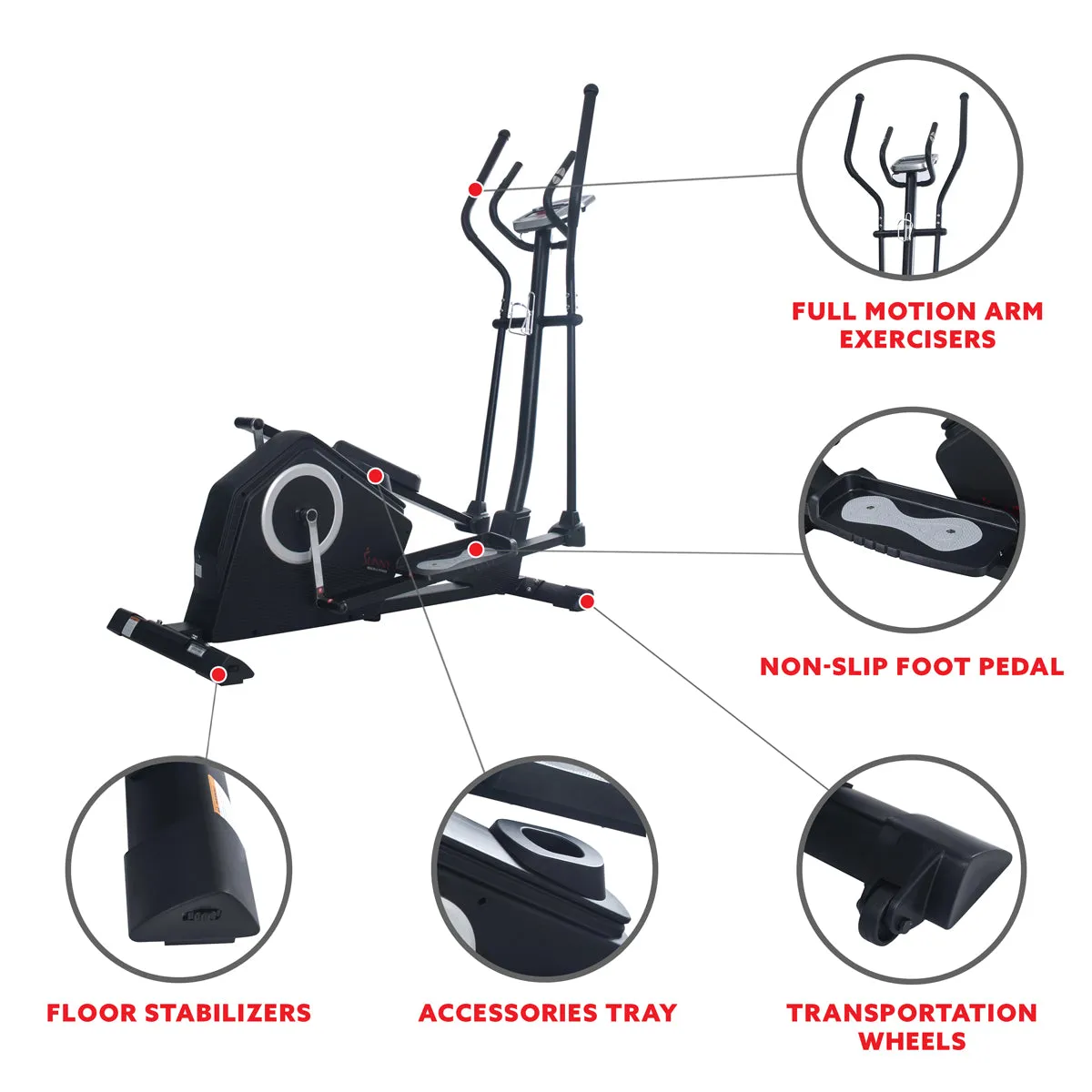 Programmable Elliptical Magnetic Cardio Power Trainer