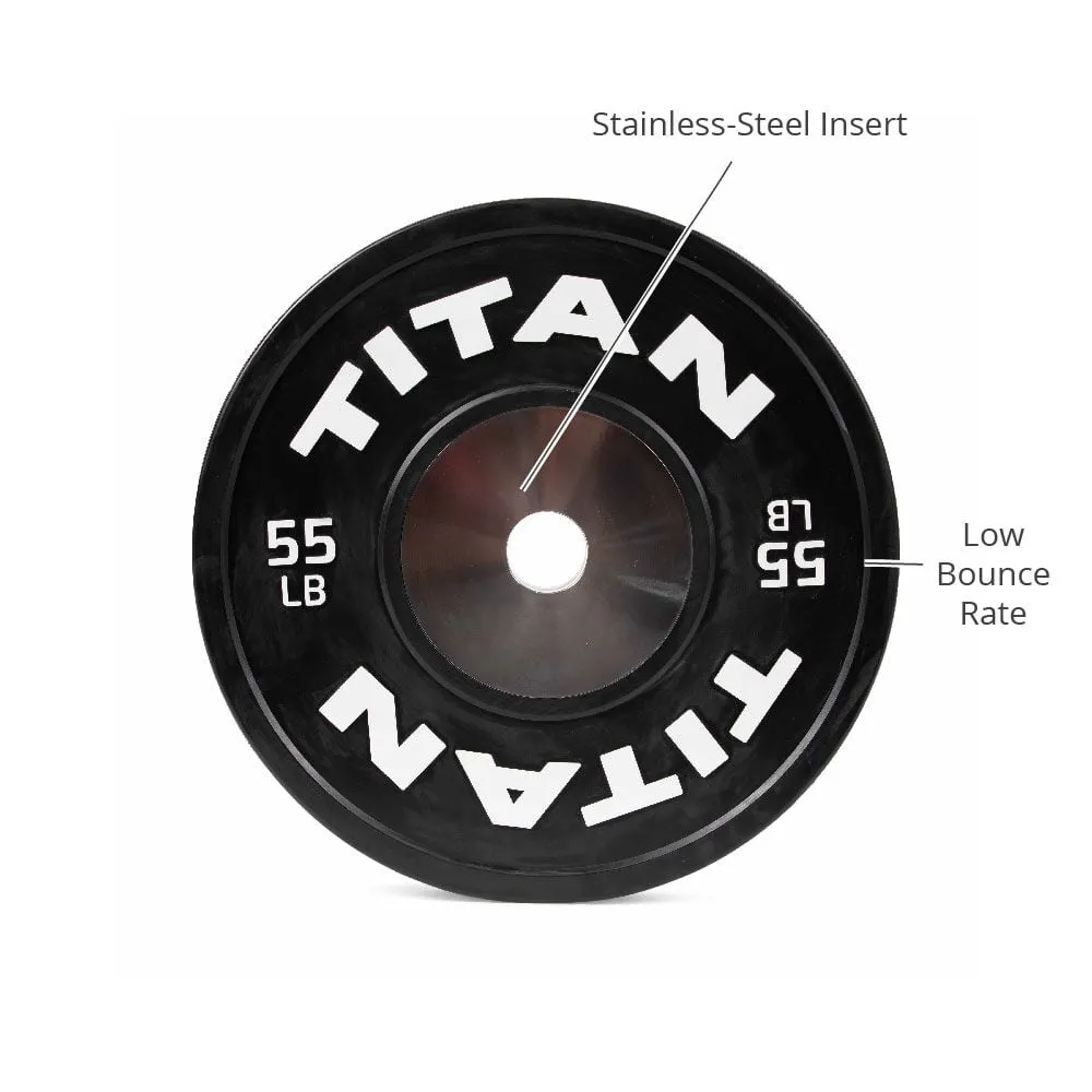 Scratch and Dent - 55 LB Single Elite Bumper Plate - FINAL SALE