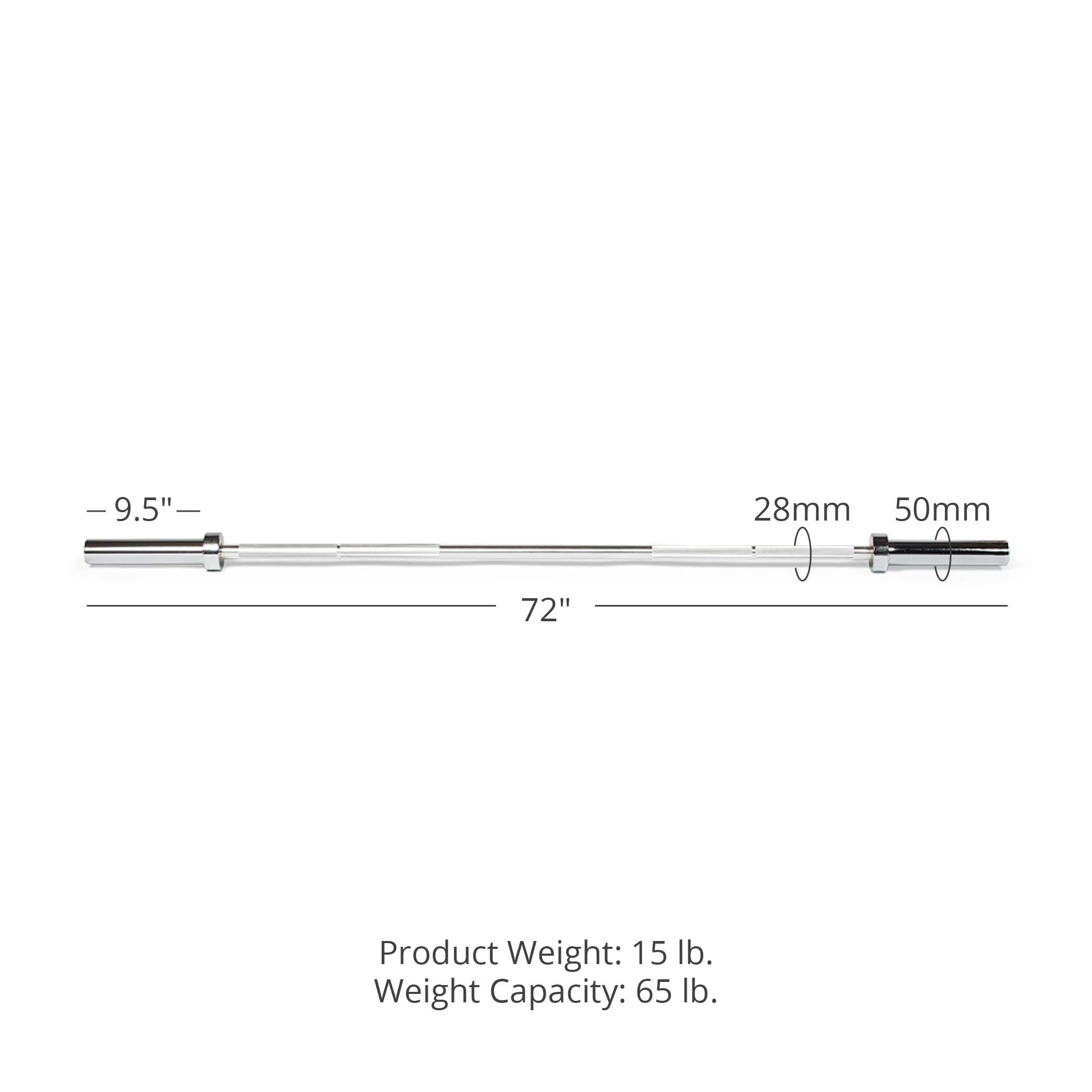 Scratch and Dent, Aluminum Olympic Technique Bar
