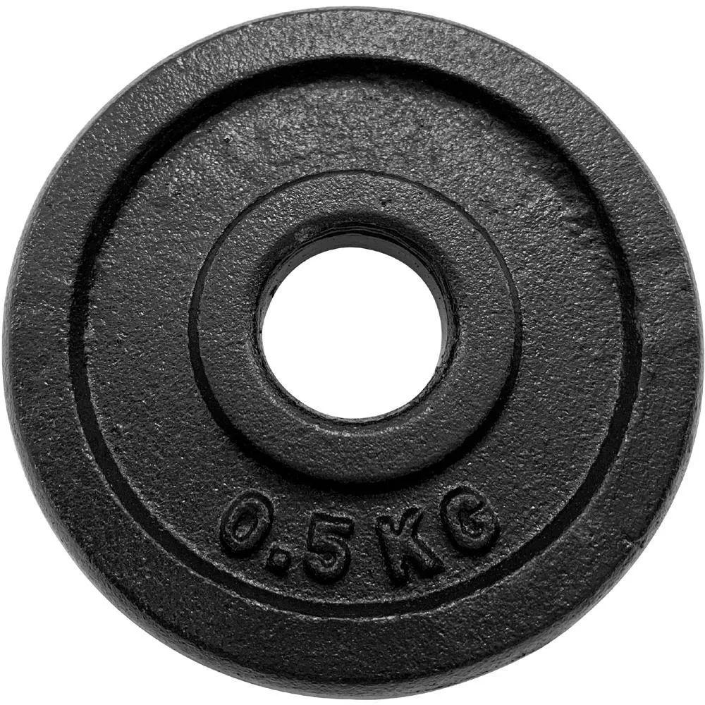 TnP Accessories Round Cast Iron Weight Plate 1" - 5KG - Black