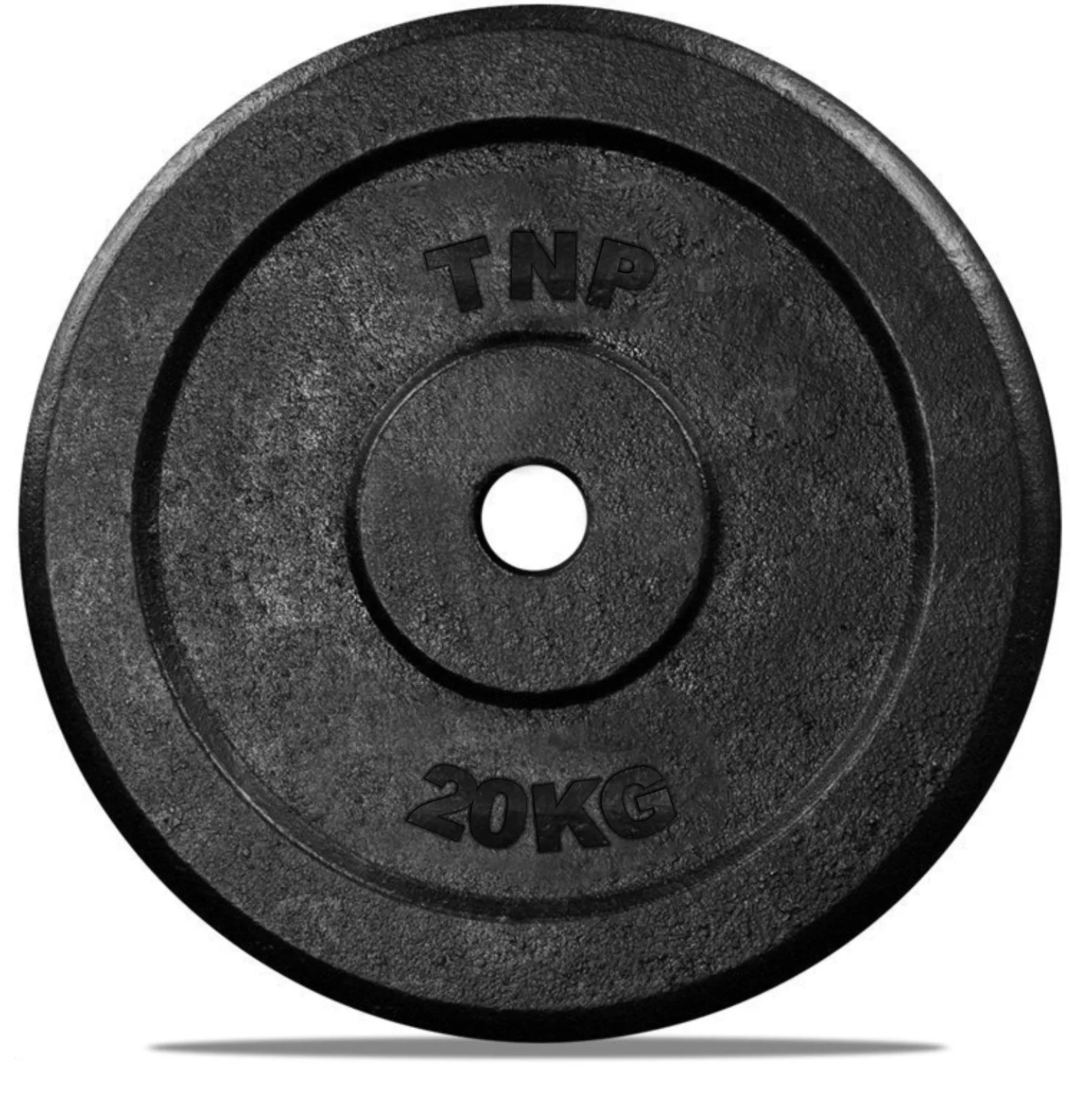 TnP Accessories Round Cast Iron Weight Plate 1" - 5KG - Black