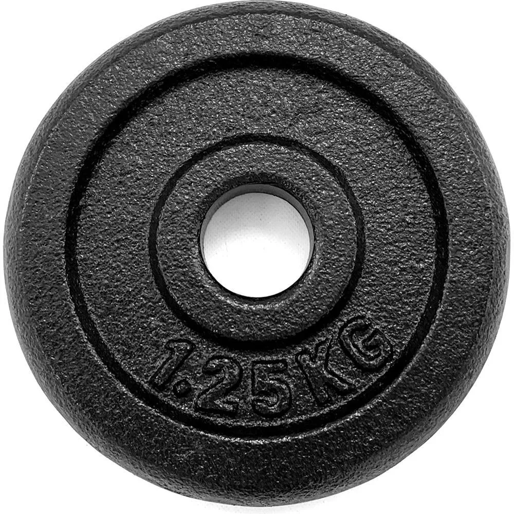 TnP Accessories Round Cast Iron Weight Plate 1" - 5KG - Black