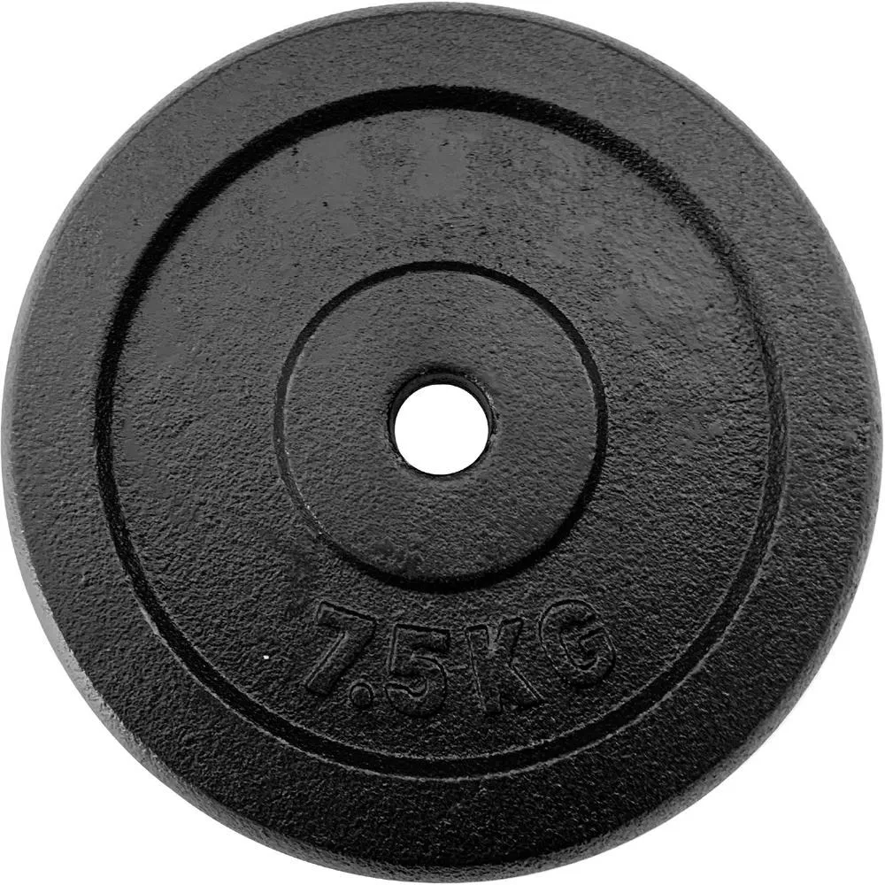 TnP Accessories Round Cast Iron Weight Plate 1" - 5KG - Black