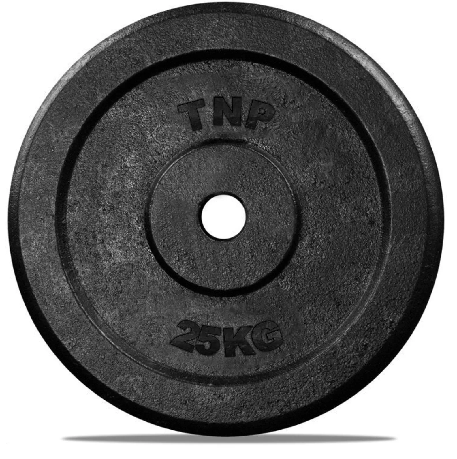 TnP Accessories Round Cast Iron Weight Plate 1" - 5KG - Black