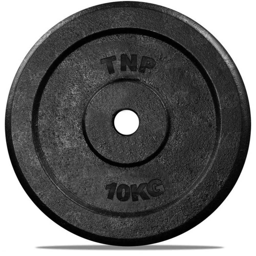 TnP Accessories Round Cast Iron Weight Plate 1" - 5KG - Black
