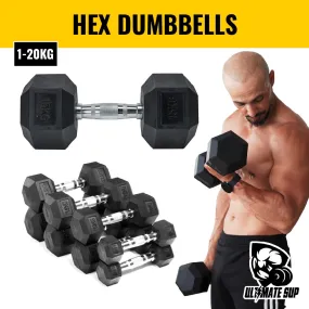 UltimateSup Hex Dumbbell, 1-20kg