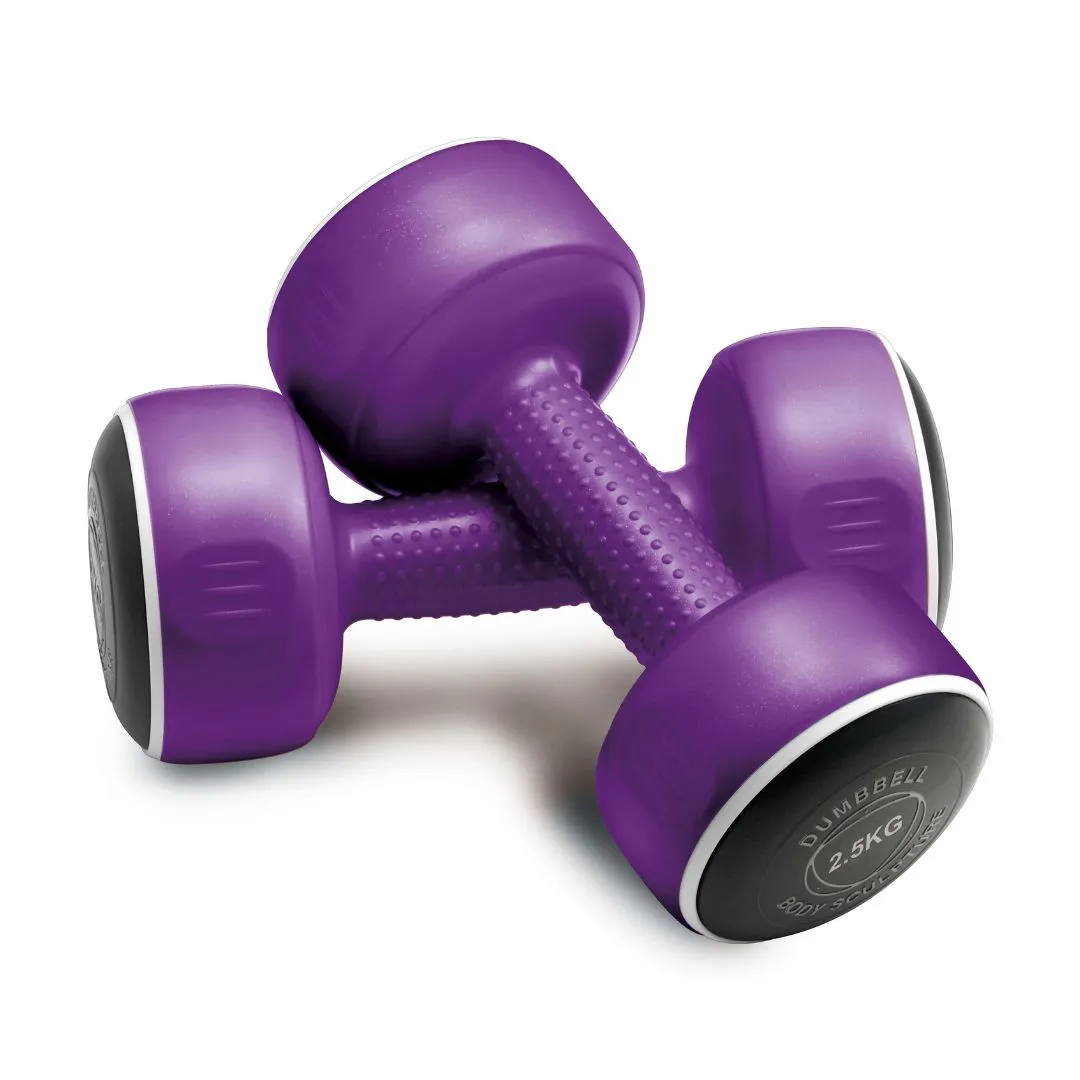 Vinyl Dumbbell set Multiple Weights