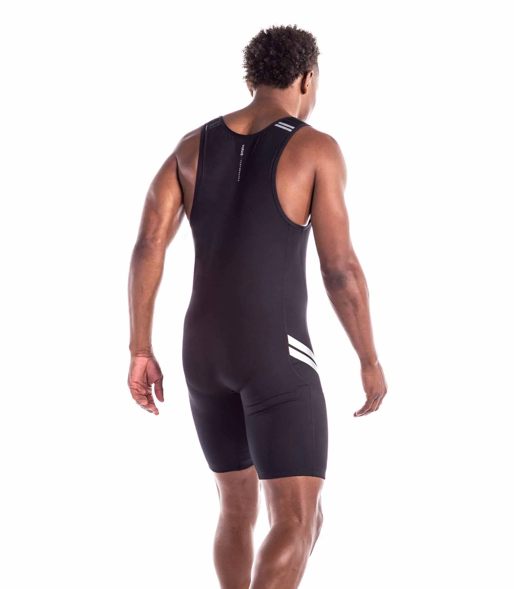 VIRUS - Elevate V2 Singlet - Black/Silver