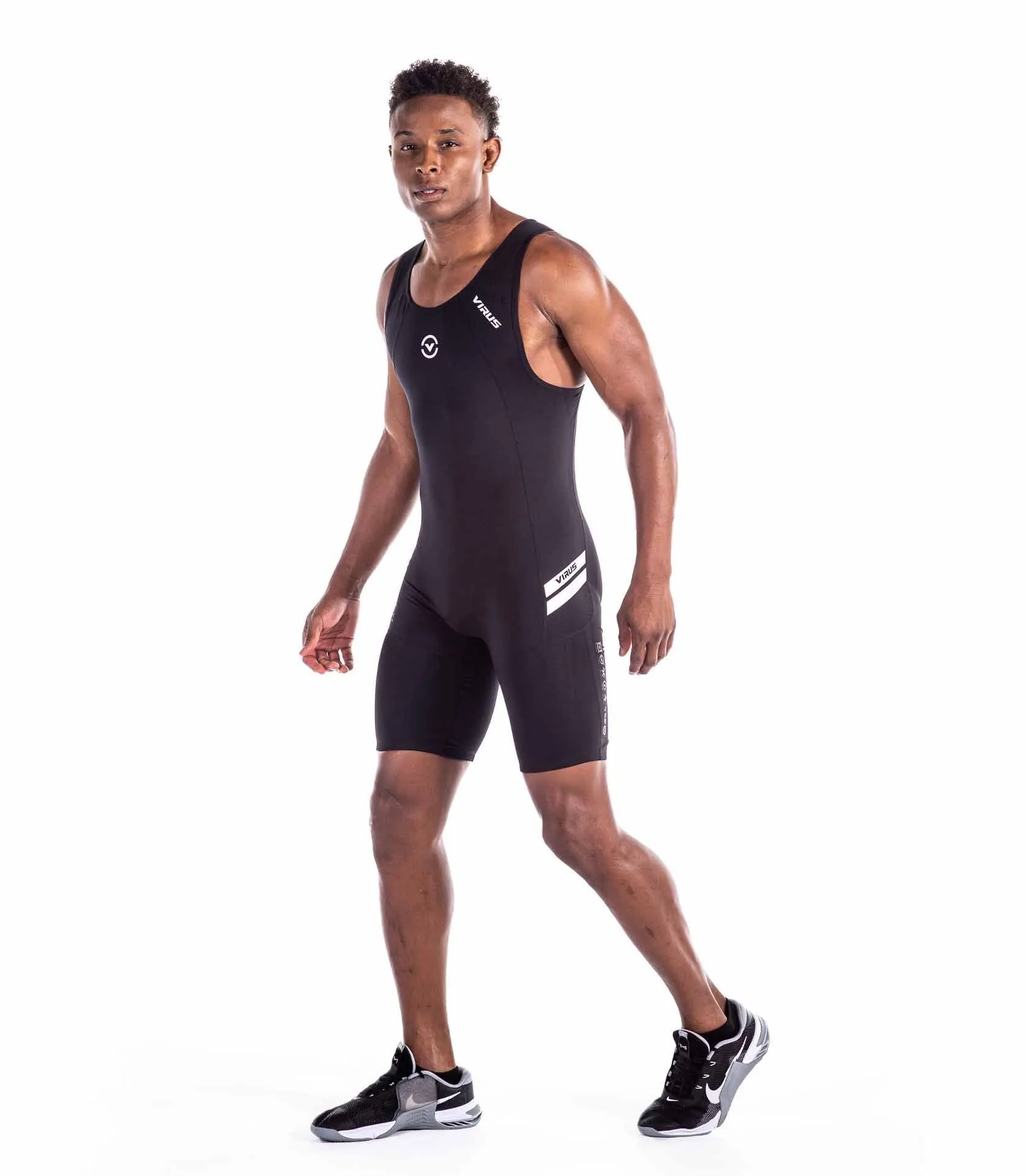 VIRUS - Elevate V2 Singlet - Black/Silver